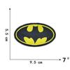 Dww-Ecusson - Batman 'Logo' - Jaune - 5.5 X 9.5 Cm - Patches Brode Appliques Embroidery Thermocollant