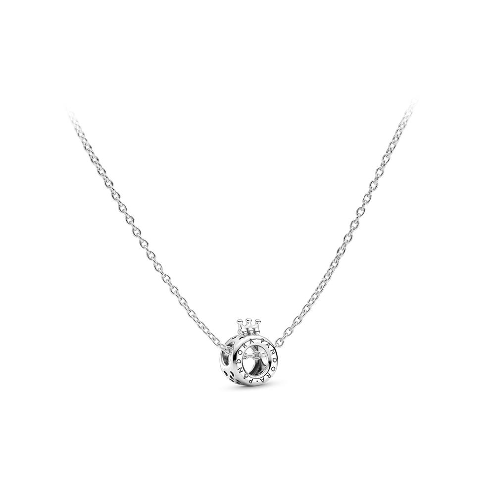 Pandora Crown Set 925 Silver Necklace Unisex necklace ZT2024102505A F,Crown Set