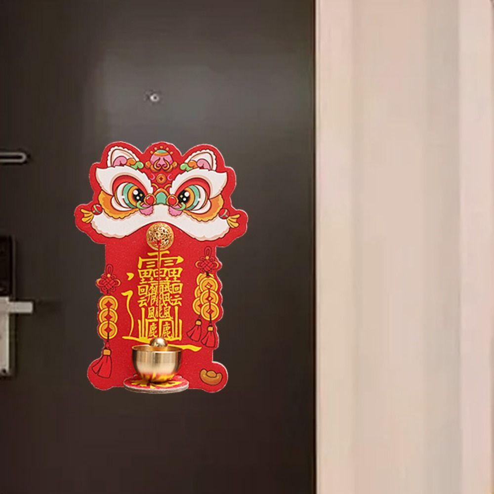 Magnetic Suction Entrance Door Bells Creative Chinese New Year Ornament  Home Ornament
