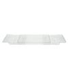 Clear Expandable Bathtub Tray PET   Water Resistant Bath Tub Tray Table for Bathroom