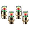 Motorcycle Car Tire Air Pressure Monitor Alert 4Pcs Indicator Tire Valve Cap Gauge Car Accessories Car Tyre Pressure Gauge Caps