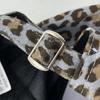 Suede Baseball Cap Women's Casual Versatile Leopard Print Cap Summer Outdoor Visor Fishing Sun Protection