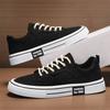 New Men's Classic Four Seasons Fashion Low Top Canvas Skateboarding Shoes Comfortable Soft Sole Sneakers