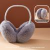 Women's Winter White Plush Windproof Ear Muffs - Warm, Cold-Proof, Velvet-Lined, Anti-Freeze.