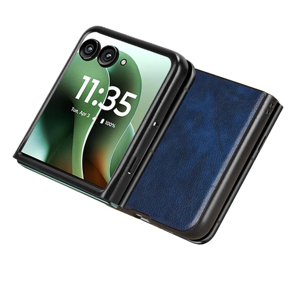 For Motorola Razr 60 Ultra 5G Case Litchi Texture PU Leather + PC Phone Cover