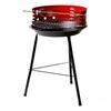 Portable Barbecue - BigBuy Productos Deportivos - 37.5x70x38.5 Cm - 4 Units - Red - Carbon Steel - Autonomous