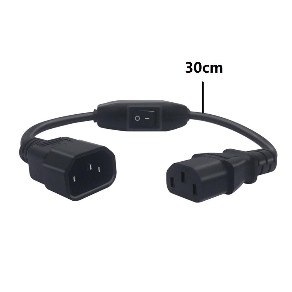 For Electric Kettles IEC Power Cable Extension Power Cable Home Office Use Leak-Proof Design Oxygen-Free Copper