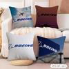 Luxury BBoeingS Cushion Cover Natural Linen Organic Fabric DoubleSided Printing Couch Pillow Covers Home Decor