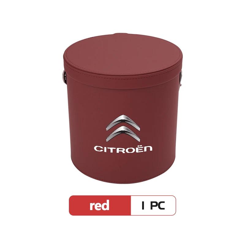 

Car Trash Bin Garbage Holder Drink Snack Umbrella Storage Bucket For Citroen C4 C3 C5 C1 C2 C6 VTS C4L DS3 DS4 DS5 Grand