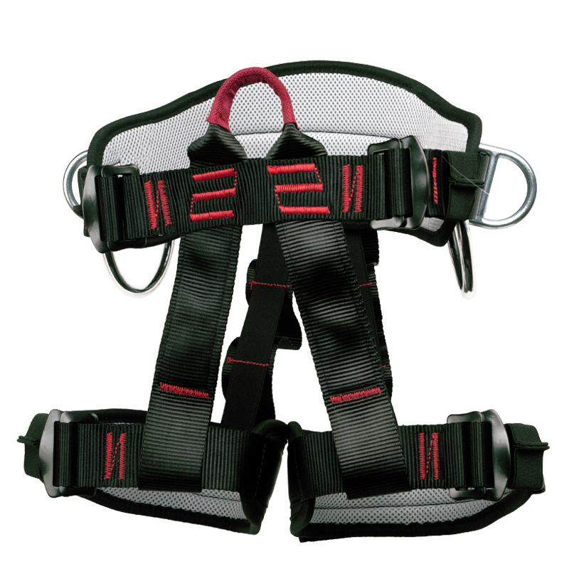 Camping Belt 25KN Outdoor Activity Rock Outdoor Activity Expand Training Half Body Harness Safety Supplies Survival Equipment