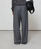 NOTIA Essential Wide Fit Two Tuck Slacks - Charcoal