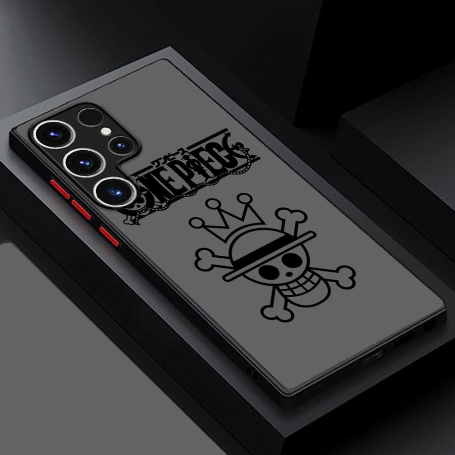 

Аниме One Piece Логотип Чехол Задняя панель для телефона для Samsung Galaxy S26 S24 Plus S23 FE S20 FE S25 Ultra S21 S22 Note 20 Ultra Galaxy S24 FE