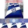Chelsea Football Fan Gift Duvet Cover Set With Soft Polyester For Double Bed Bedroom Decor