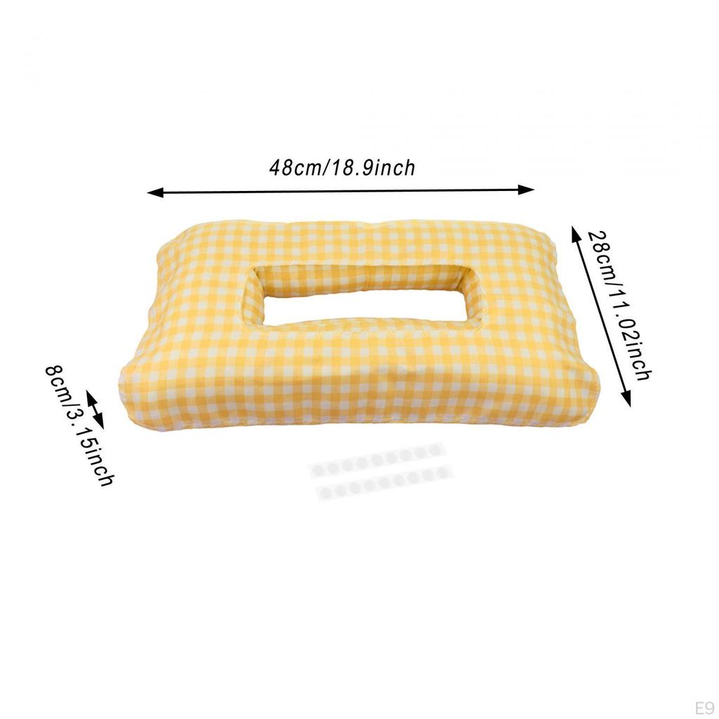 Ear Piercing Pillow Portable Breathable Washable Neck Support for wearing Headphones