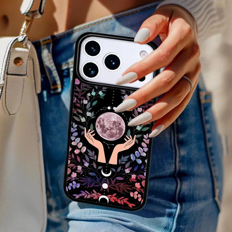 Occult Witchcraft Moon Gothic Witch Phone Case For iPhone 17 Air 14 15 13 12 Max Cover For Apple 16e 11 Pro Max Plus Coque