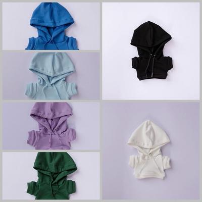 Kleidungszubehör Handgemachte Hoodies für 10cm Puppen Mini-Kleidung 10cm Puppen Mini-Kleidung für 1/12 BJD Puppen Hoodies Niedlich
