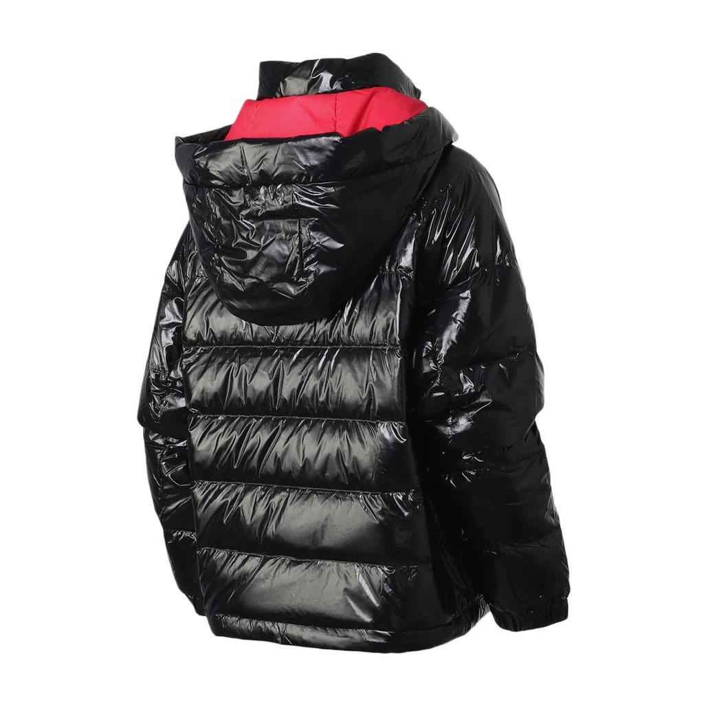 Adidas Comfortable Warm Hooded Long Sleeve Down Jacket Women Outerwear Black GI7951