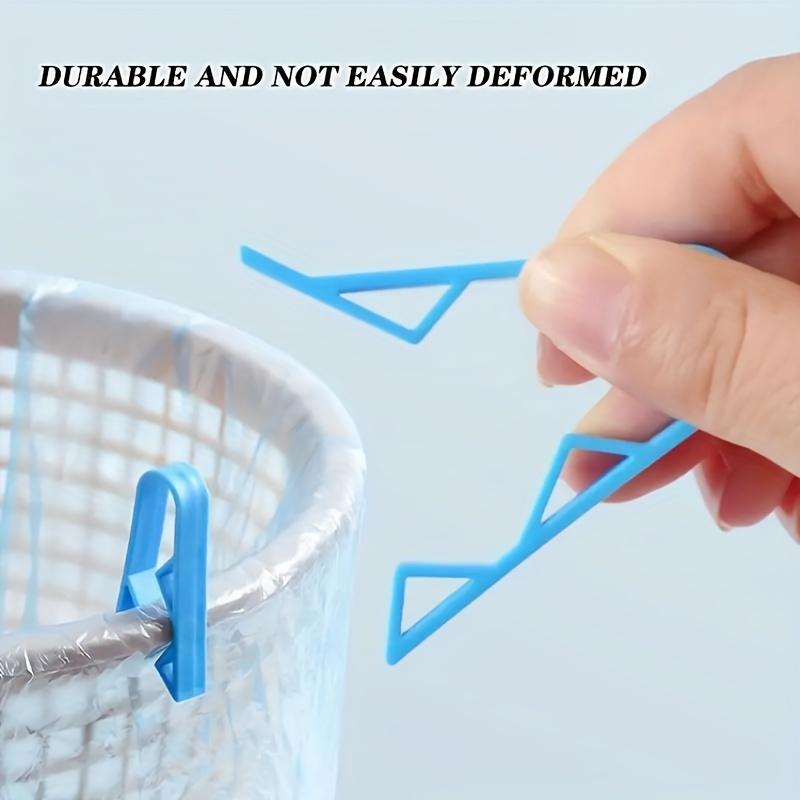 10pcs Anti-Slip Garbage Barrel Clip Waste Basket Can Fixation Clip Garbage Bin Clip Sturdy Plastic Trash Bag Fixed Clip Holder