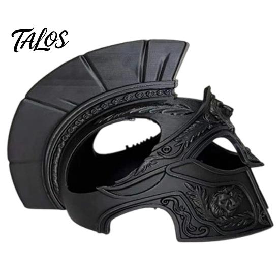 Holiday Cat Apparel Roman Centurion Helmet, 3D Printed Warrior Mask, Creative Pet Accessory Funny Cosplay Mask for Party Costume Accessories