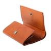 Mini Genuine Compact Cognac [m+] Wallet, Wallet, Leather, Straccio, Wallet, Tri-fold Wallet, Liscio, Buttero,