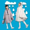 OEING Kids' Waterproof Hooded Rain Poncho
