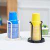 Desktop Cup Holder, Disposable Paper Cup Dispenser Organizer for Coffee Tea Cups, Plastic Cup Storage Rack