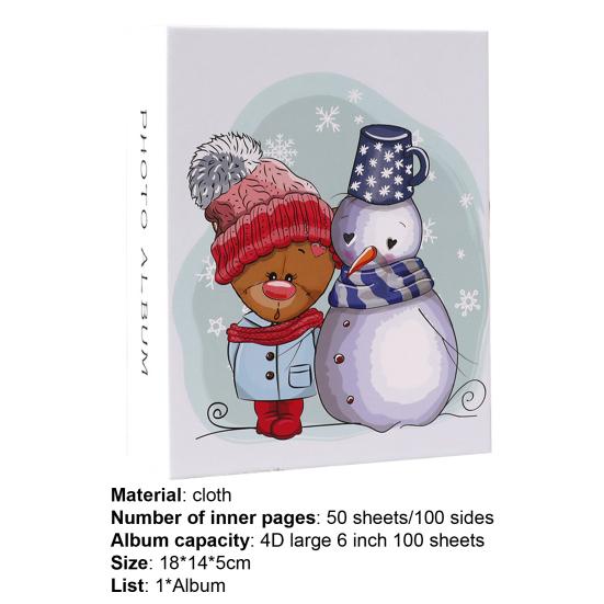 Transparent Page Anti-aging Photo Album Fabric Dust-proof Beautiful Family Photo Book for Photograph