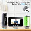2.4GHz Wireless Video Intercom Doorbell Camera Smart High-definition Visual Monitoring Two-Way Intercom Door Bell