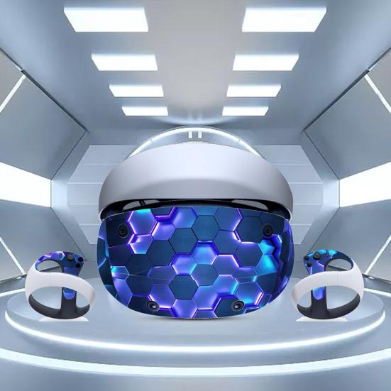 VR Glasses Sticker Unique Clear Pattern Anti-scratch Protective Easy To Install VR Headset Classes Sticker for PS VR2