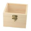 Charming Wooden Hinged Box for Personalized Crafts and Keepsakes