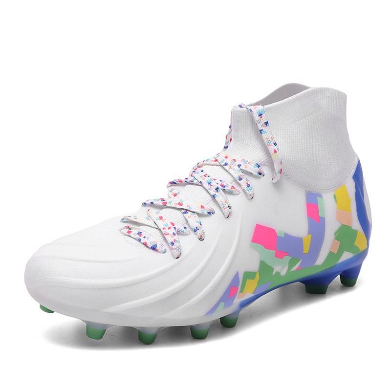 Teen Student Outdoor Sneakers Middle and Older Children's Soccer Shoes AG Long Nails TF Shredded Nails Training Shoes Men