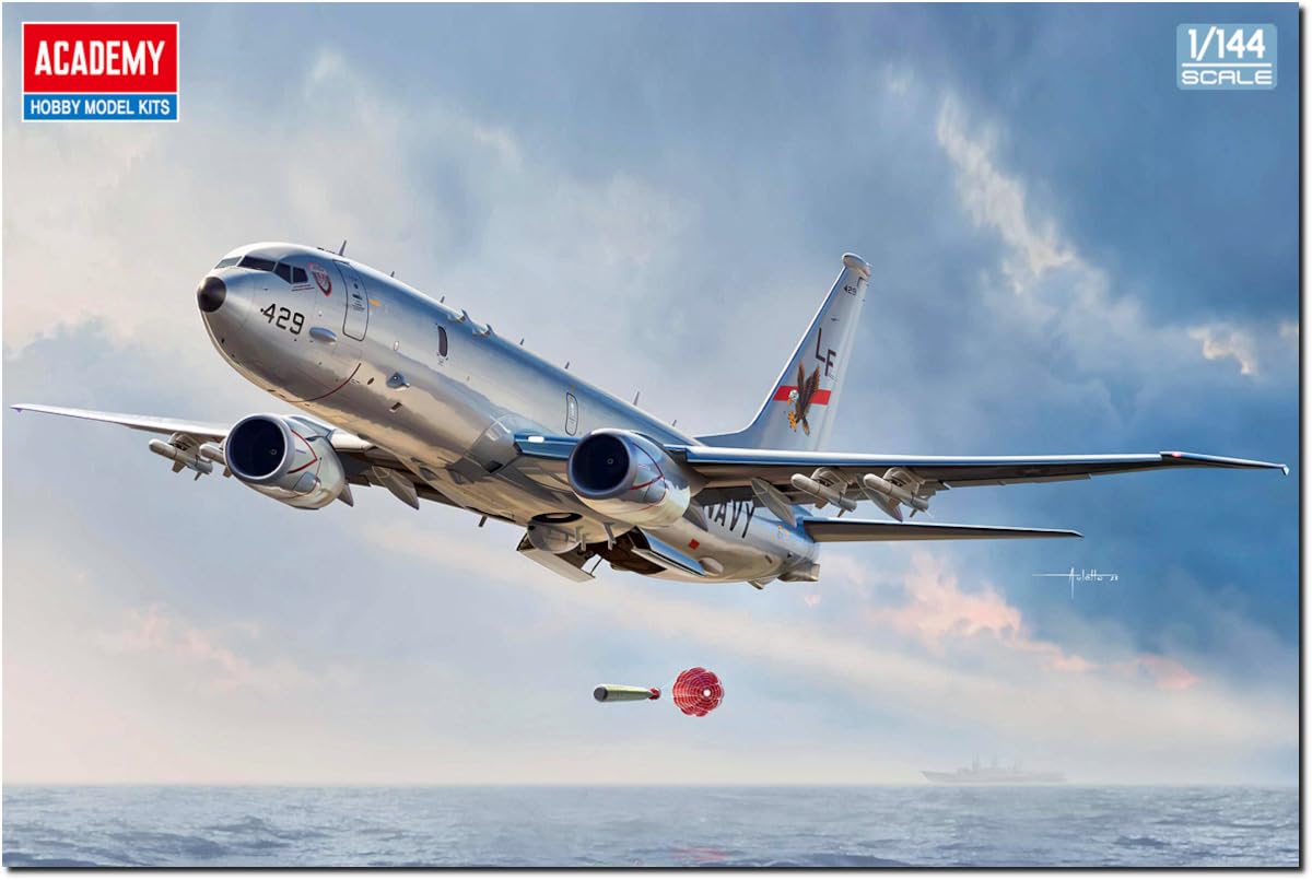 

Academy 1/144 scale American P-8 Poseidon plastic model kit 12635 (airplane)