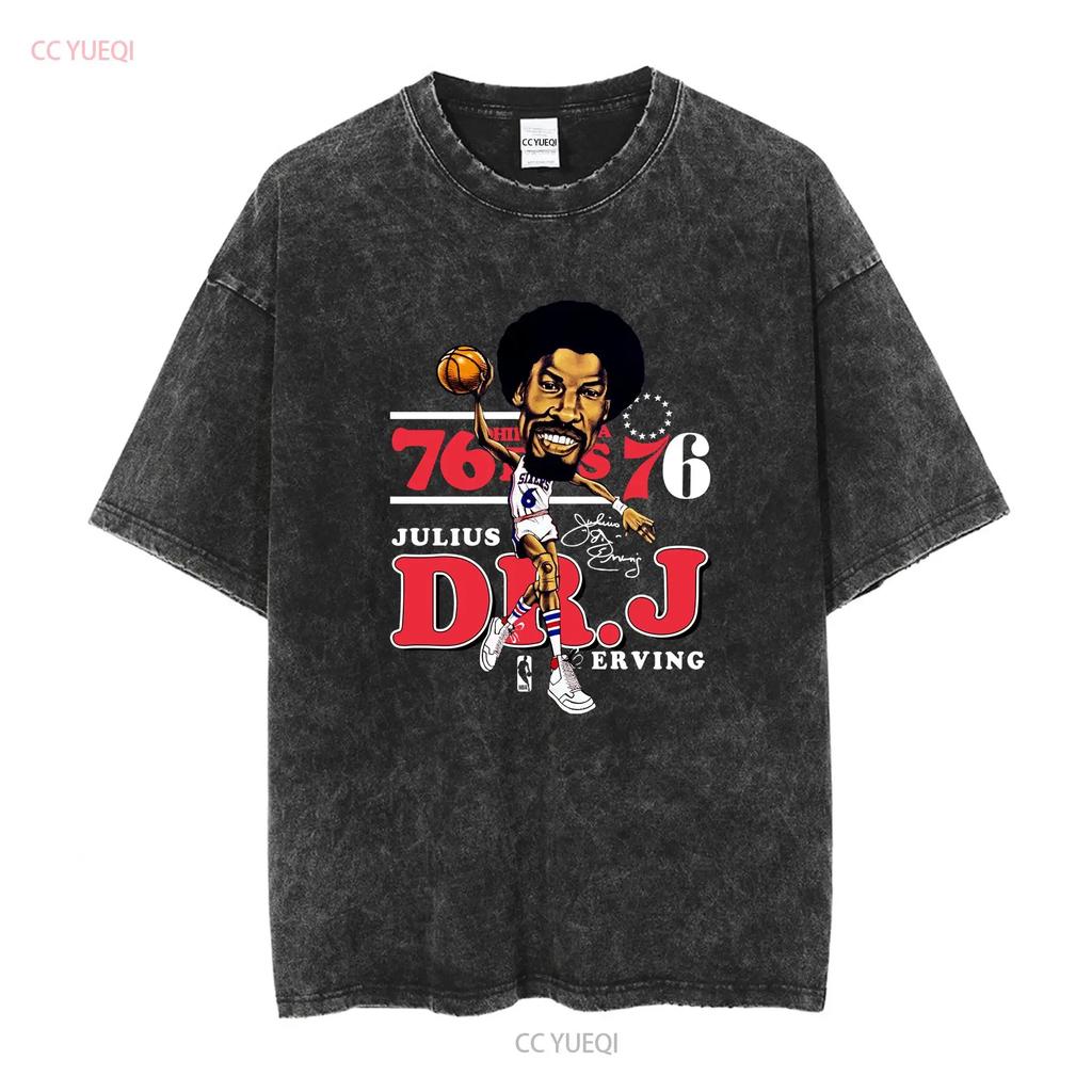 DR J JuliUS eRVING mEN T SHIRT Blue cOTTON tEE aLL sIZE 2f1466 Vintage Washed Stylish Unisex Designer Clothes Homme