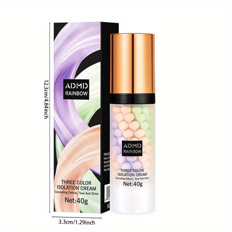 The 3-color Primer Is Suitable for All Skin Types. It Enhances Coverage and Brightens Skin After Use. It Is Suitable for Daily Use.