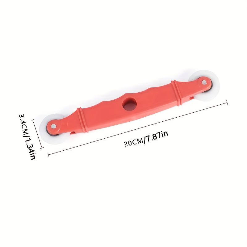 1-Piece Window Installation Tool with Stainless Steel/Rubber Abrasive Cloth Wheel - Install Windows with Ease and Precision