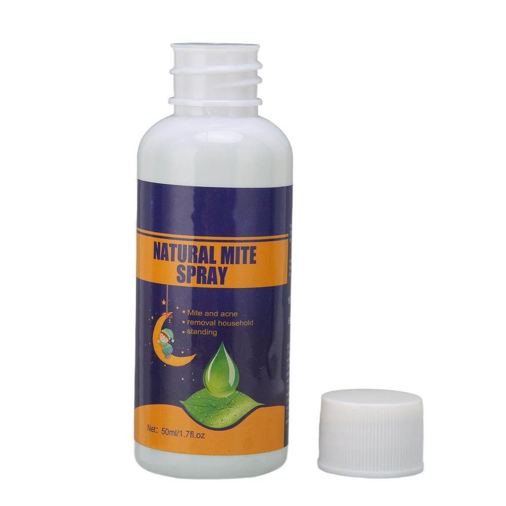 Natural Mite Spray 50ml Natural Plant Extract Safe 99 Percent Mite Removal Bed Bug Spray for Pillow