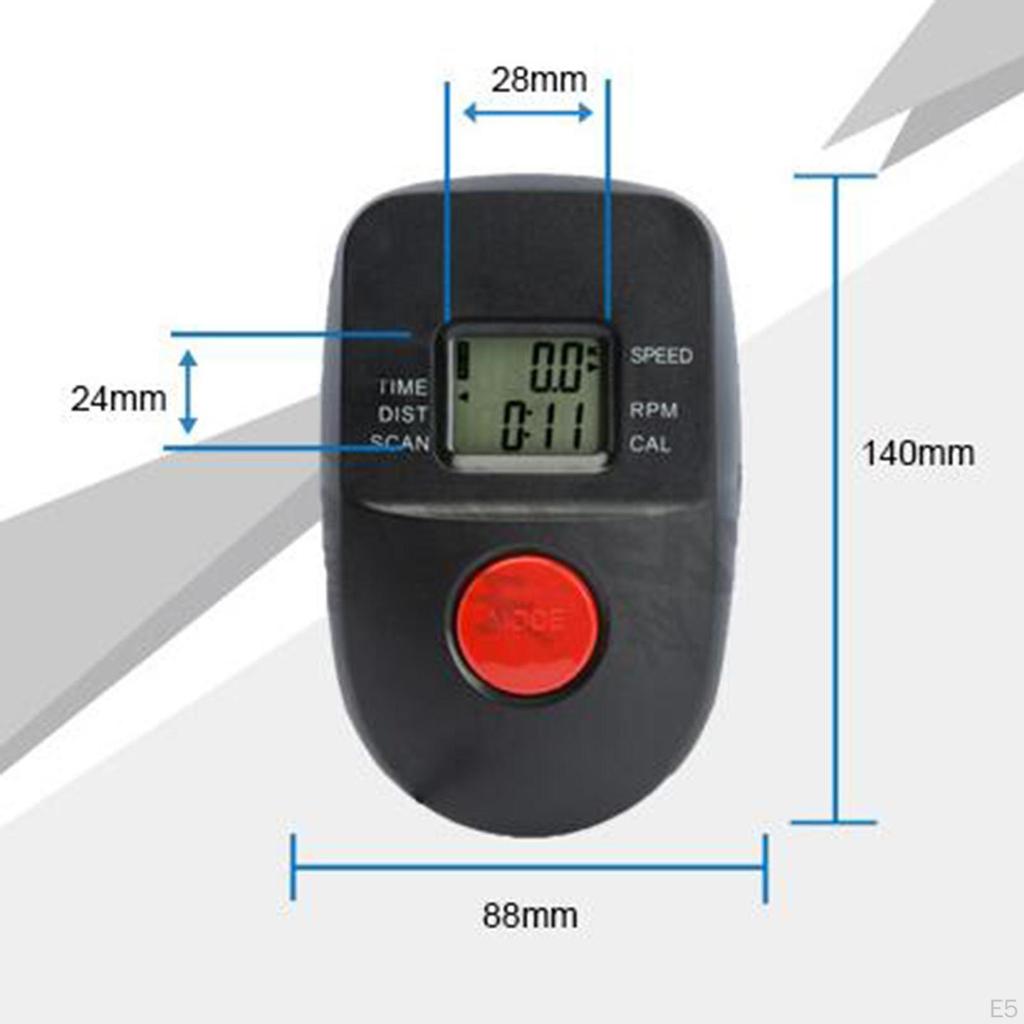 Advanced Speedometer for Exercise Bikes with LCD Display and Counting Feature