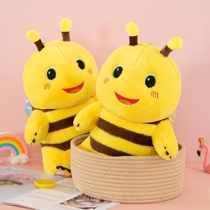 

New Transformation Dragon Creative Honey Milk Bee Dragon Plush Toy Girlfriend Exclusive Couple Birthday Gift Doll Bee 40cm/0.4KG