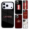 Latvia Flag Soft Phone Case for iPhone 17 16 15 Pro Max Air 14 13 12 11 Plus Shockproof Capa Cover