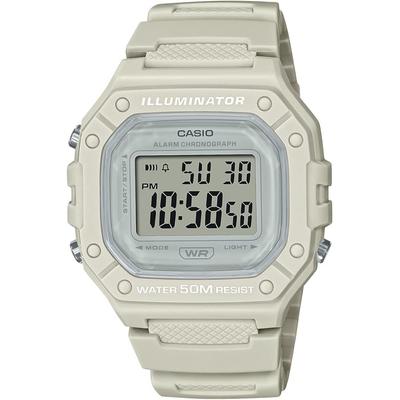 CASIO W-218HC - Muted Colors, Smoky Colors, Nuance Colors, Slim, Lightweight, Waterproof, Square Digital Watch, Men's, Women's, Kids', Cheap Casio (Gr
