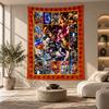 Arazzo Decorativo, Arte da Parete Stampato Demon Slayer, Appeso a Parete Leggero per Sfondo Camera da Letto