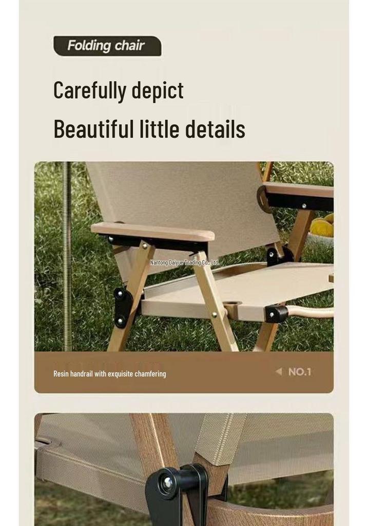Kermit Tempered Portable Folding Chair - Ideal for Camping, Outdoor, Beach, and Fishing.