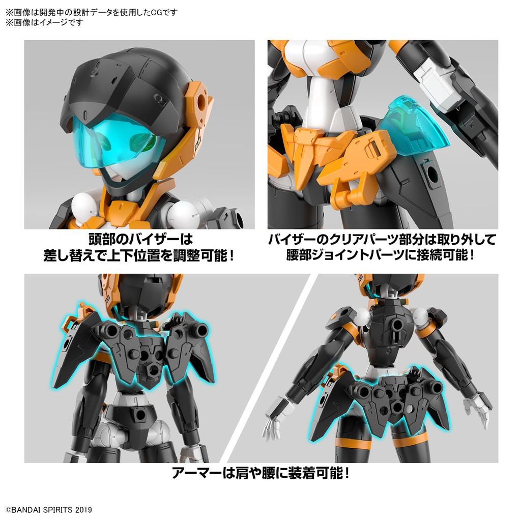 BANDAI SPIRITS 30MM Acerby Scale Plastic Model Kit EXM-H15D (TYPE-D) 1/144 Pre-Colored