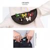 2Pcs Pearl Butterfly Adjustable Pant Waist Tightener Jeans Alloy Button No Sewing Required Easy To Install Accessory Pins
