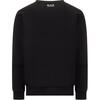 Emporio Armani Logo Pattern Printed Crew Neck Pullover Long Sleeve Sweatshirt Men sweatshirt Black 6DTM11-TJZCZ-0200