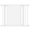 Pet Safety Gate, for Doorways, Staircases, Hallways, with Extensions Kit, 75-103cm - White