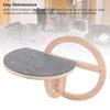 Cat Wall Shelf Wooden Round Increase Cat Exercise Wearproof Easy to Clean Cat Wall Perch for Cats Sl