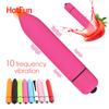 9 Colors 10 Speed Mini Bullet Dildo Vibrator Clitoris Stimulator Sex Products AV Stick Anal Sex Toys for Women Masturbator
