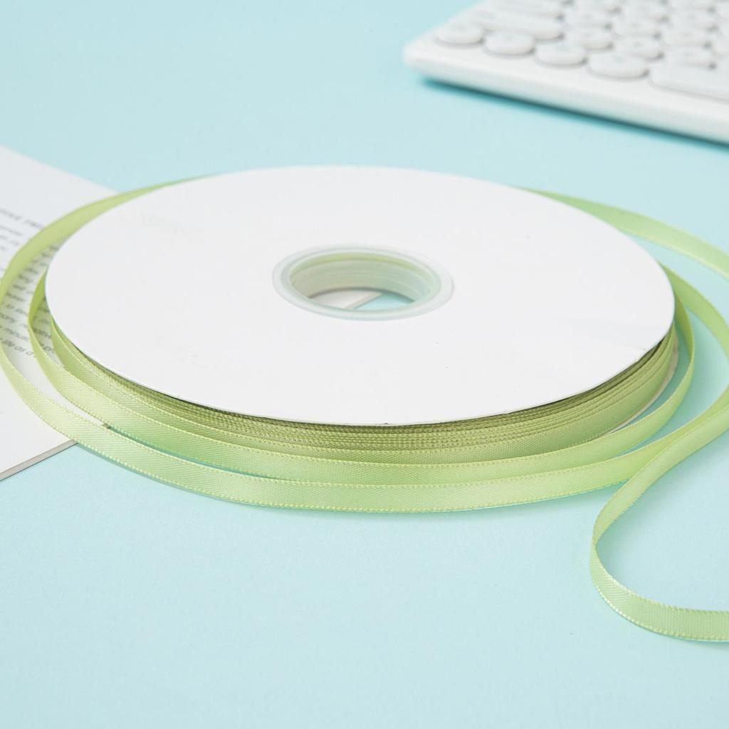 "0.6cm-1cm Polyester Ribbon for DIY Bows, Bouquets, and Gift Boxes"