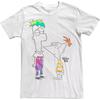 Phineas Ferb Cartoon Retro Unisex T-shirt S-5XL